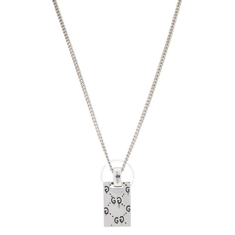 gucci ghost necklace on neck|gucci ghost jewellery.